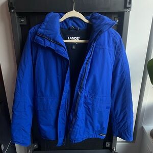 Lands' End Royal Blue Ski & Snow Jacket